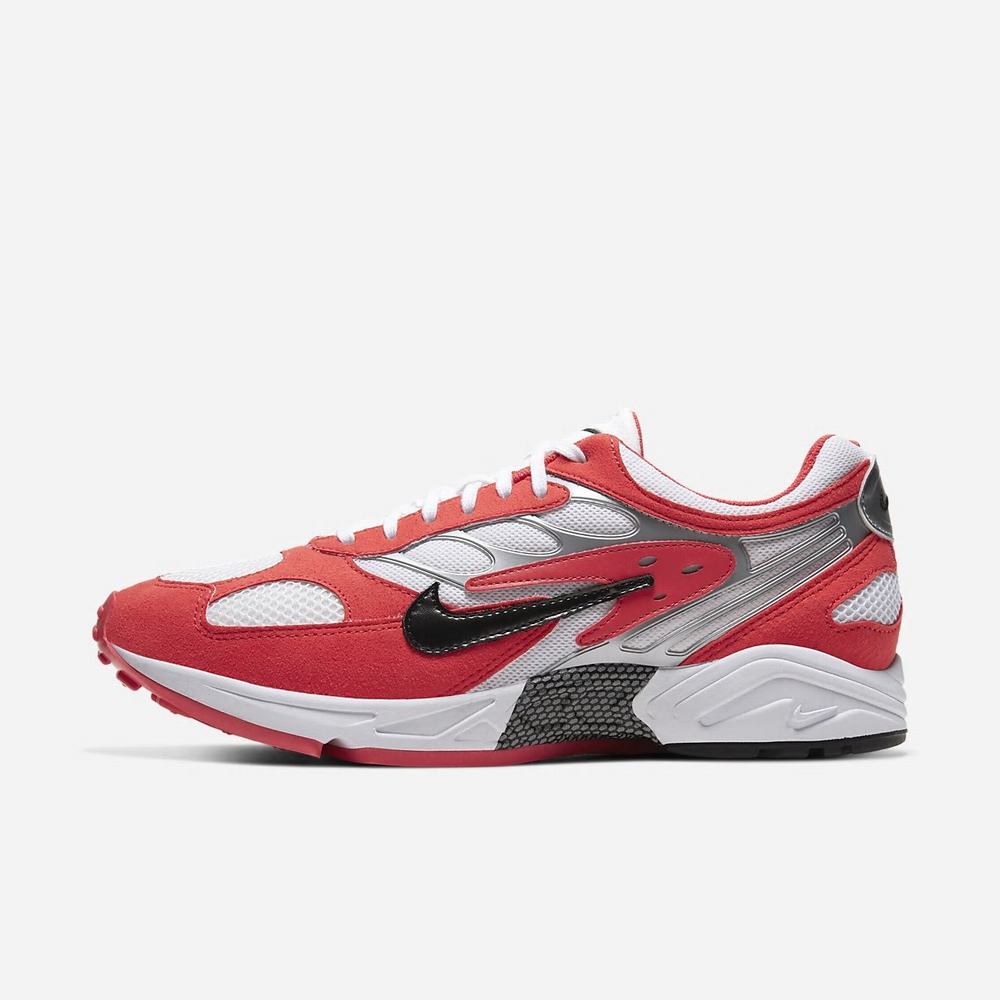 Sneakers Nike Air Ghost Racer Rouge 6378-249 Track Red/White/Metallic Silver/Black Homme | RQQ-68903608